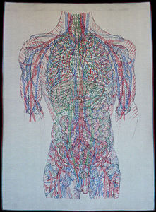 NEOLICE - transparent torso e1 - Tapisserie Contemporaine