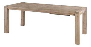 MOOVIIN - table nevada 200cm avec allonge 50cm en acacia - Table De Repas Rectangulaire