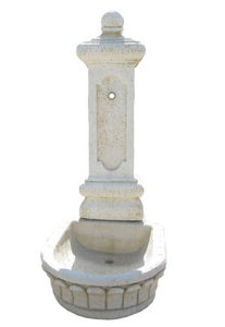 DECO GRANIT - fontaine en pierre reconstituée 50x60x123cm - Fontaine Murale D'extérieur