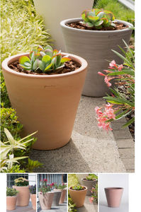 Pot de fleurs Elho rond pure round 50 cm Blanc - Gamm vert