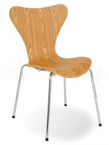 Arne Jacobsen - chaise sries 7 arne jacobsen 3107 bois structur -  - Chaise