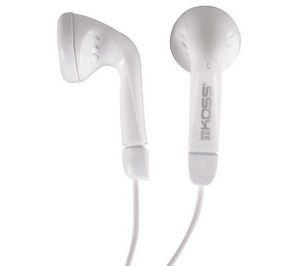 KOSS - earbud ke-5 - blanc - ecouteurs intra-auriculaires - Casque Audio