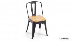 mobilier moss - la marcelle - noir - Chaise
