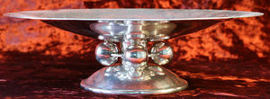 Boccador Jacqueline Et Fils - coupe métal argenté martelé du normandie - Coupe Décorative