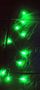 Guirlande lumineuse-FEERIE SOLAIRE-Guirlande solaire 10 leds vertes 80cm