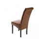 Chaise-WHITE LABEL-8 chaises de salle à manger marron