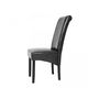 Chaise-WHITE LABEL-8 chaises de salle à manger noir
