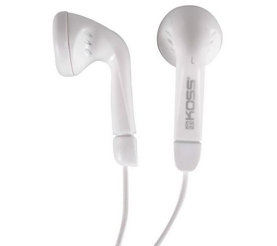 KOSS - Casque audio-KOSS-Earbud KE-5 - blanc - Ecouteurs intra-auriculaires