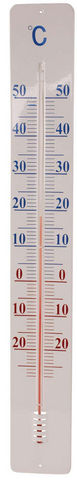 WORLD OF WEATHER - Thermomètre-WORLD OF WEATHER-Thermomètre 90 extérieur sur plaque Métal