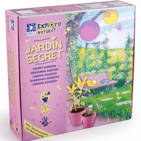Radis Et Capucine - Kit de jardinage-Radis Et Capucine-Le coffret Mon jardin secret pour les filles
