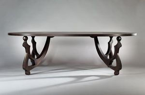 BOHEMIAN WORKS -  - Oval Dining Table