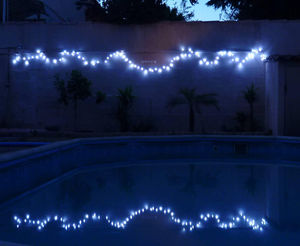 FEERIE SOLAIRE - guirlande solaire blanche à clignotements 100 leds - Lighting Garland