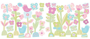 Wallies - stickers chambre bébé c'est le printemps - Children's Decorative Sticker