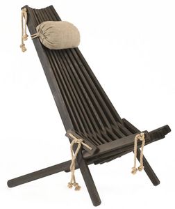 ECOFURN - chilienne en bois ecochair (coussin offert) - Deck Chair