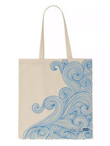 LONA - natural canvas printed - Shopping Bag
