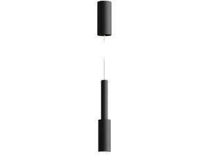 Panzeri - tubino suspension noir satiné - Hanging Lamp