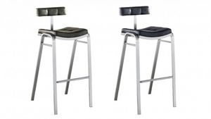 mobilier moss - barcy noir--- - Bar Chair