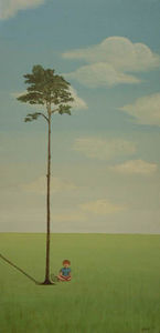 Deborah King - small world - Oil On Canvas And Oil On Panel