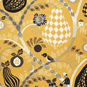 LITTLEPHANT - fruit garden - yellow - Fabric By The Metre
