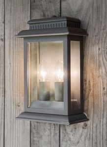 GARDEN TRADING - belvedere light in charcoal - Outdoor Wall Lamp