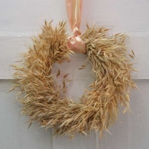 Rosemarie Schulz - avoine naturelle - Flower Wreath