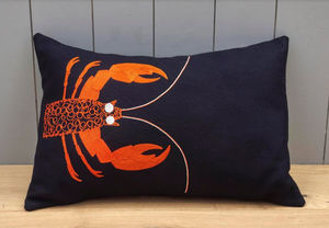Le Minor - homard - Rectangular Cushion