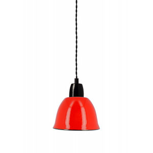 NEXEL EDITION - saïdia rouge émaillé - Hanging Lamp