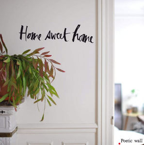 POETIC WALL - home sweet home - Sticker