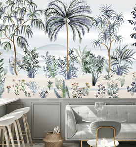 MLLE MOUNS PAPER - relax garden - Wallpaper