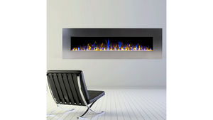 mobilier moss - kamin inox nice 72 - Electric Fireplace