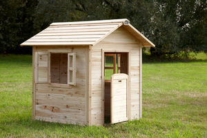 AXI - maisonnette en cèdre pour enfant noa 100x135x130cm - Children's Garden Play House
