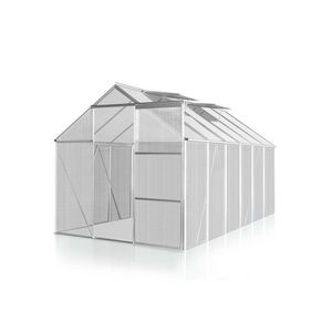 WHITE LABEL - serre polycarbonate 310 x 190 cm 6 m2 - Greenhouse