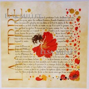 ELSA MILLET -  - Illuminated Letter