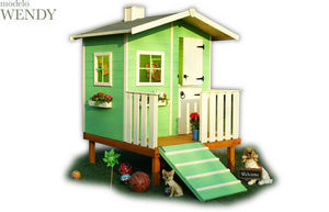 CABANES GREEN HOUSE - wendy - Children's Garden Play House