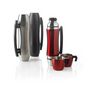 Vacuum flask-XD Design-Bouteille isotherme avec poignée Wave Grip rouge