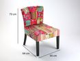 Low armchair-WHITE LABEL-RIO Fauteuil patchwork