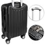Suitcase with wheels-WHITE LABEL-Lot de 3 valises bagage rigide noir
