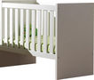 Baby bed-WHITE LABEL-Lit bébé évolutif coloris blanc
