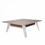 Square coffee table-WHITE LABEL-Table basse design scandinave PRISM 1 allonge