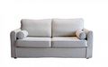2-seater Sofa-Home Spirit-Canapé fixe PICCOLO 2 places tissu tweed blanc