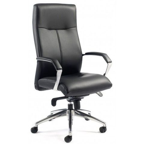 Office-news - Office armchair-Office-news-Classix en cuir noir.
