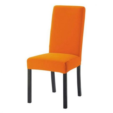 MAISONS DU MONDE - Loose chair cover-MAISONS DU MONDE-Housse orange Margaux
