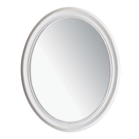MAISONS DU MONDE - Mirror-MAISONS DU MONDE-Miroir Louis ovale blanc