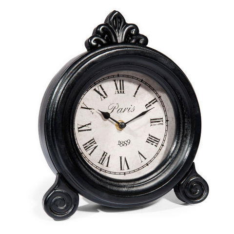 MAISONS DU MONDE - Desk clock-MAISONS DU MONDE-Horloge William noire