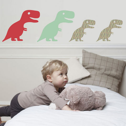 ART FOR KIDS - Children's decorative sticker-ART FOR KIDS-Stickers Famille Happy Dino