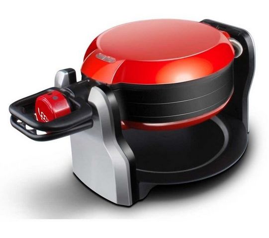 YOO DIGITAL - Electric waffle maker-YOO DIGITAL-Gaufrier Bakeyoo 180 - rouge
