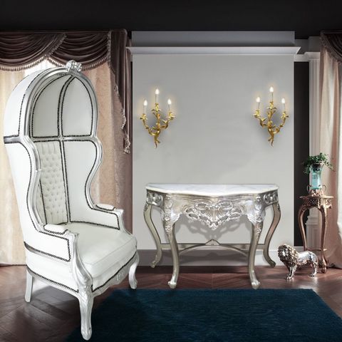 Royal Art Palace International - Grand porter's Baroque style chair-Royal Art Palace International