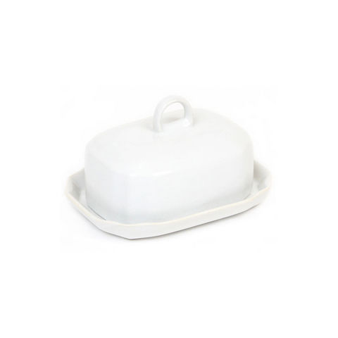 WHITE LABEL - Butter dish-WHITE LABEL-Mini beurrier en céramique