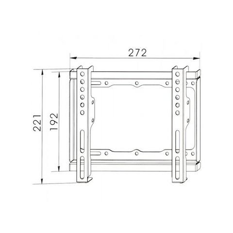 WHITE LABEL - TV wall mount-WHITE LABEL-Support mural TV fixe max 37