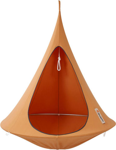 CACOON - Hammock chair-CACOON-Nid de jardin suspendu Cacoon Orange Mangue 150x15